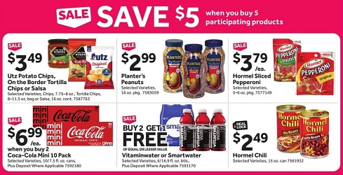 save $5 when you buy 5 participating items at stop & shop